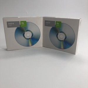 Lot of 2 Apple New DVD-R 4X Speed M8985G/A Media Blank Recordable Discs (5-Pack)